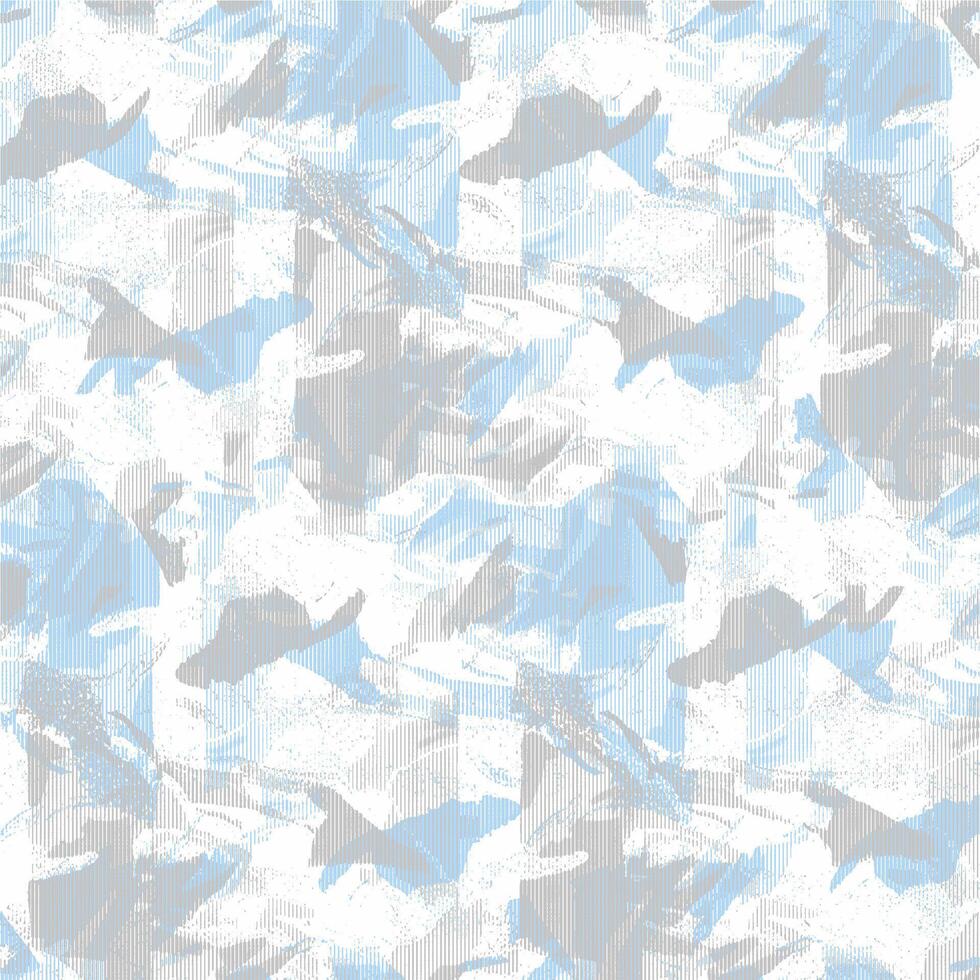 Blue and white abstract pattern vector