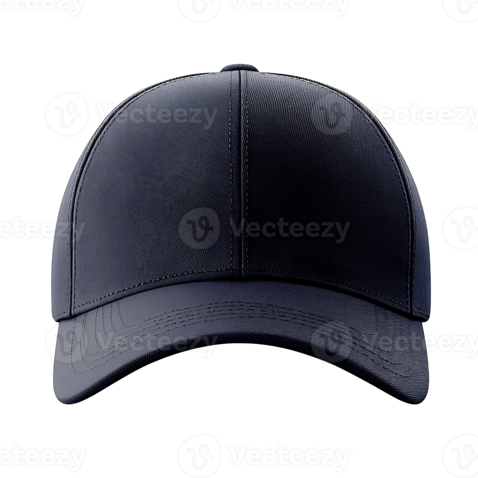 Stylish Dark Blue Baseball Cap Isolated on Transparent Background png