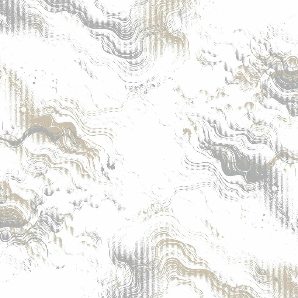 Abstract background with white and gray waves vector