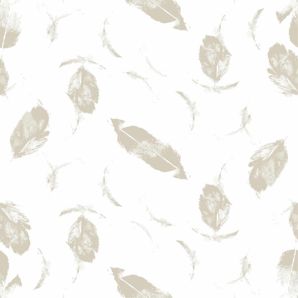 Feathers on white fabric by jessica on spoonflower - custom fabric vector