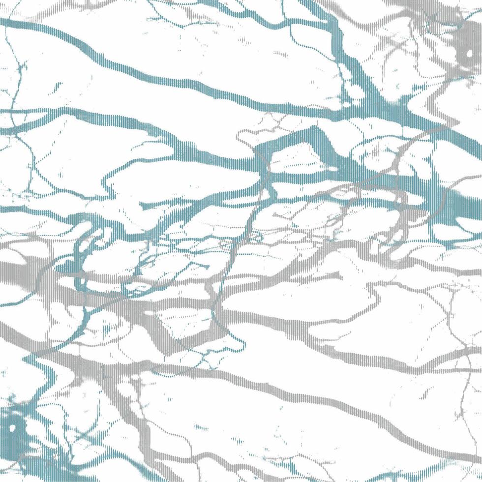 A blue and white marble pattern with a few branches vector