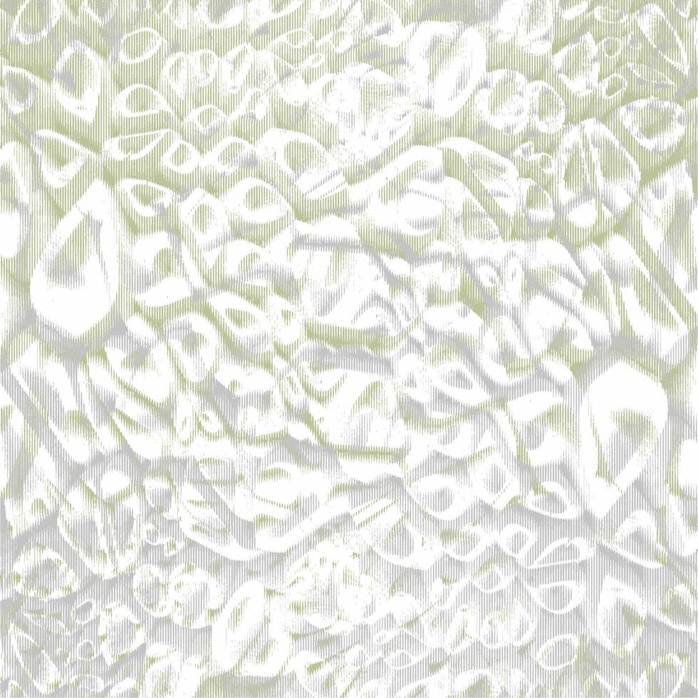 A white and green patterned wallpaper with a pattern vector