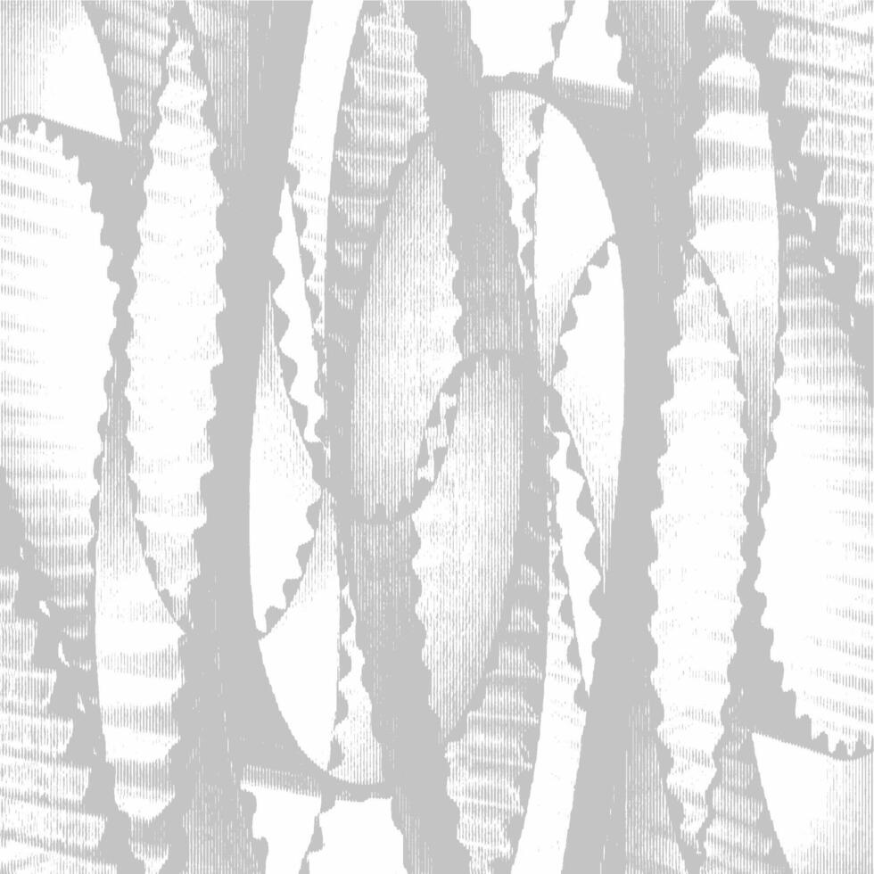 A black and white photo of a bunch of paper cutouts vector