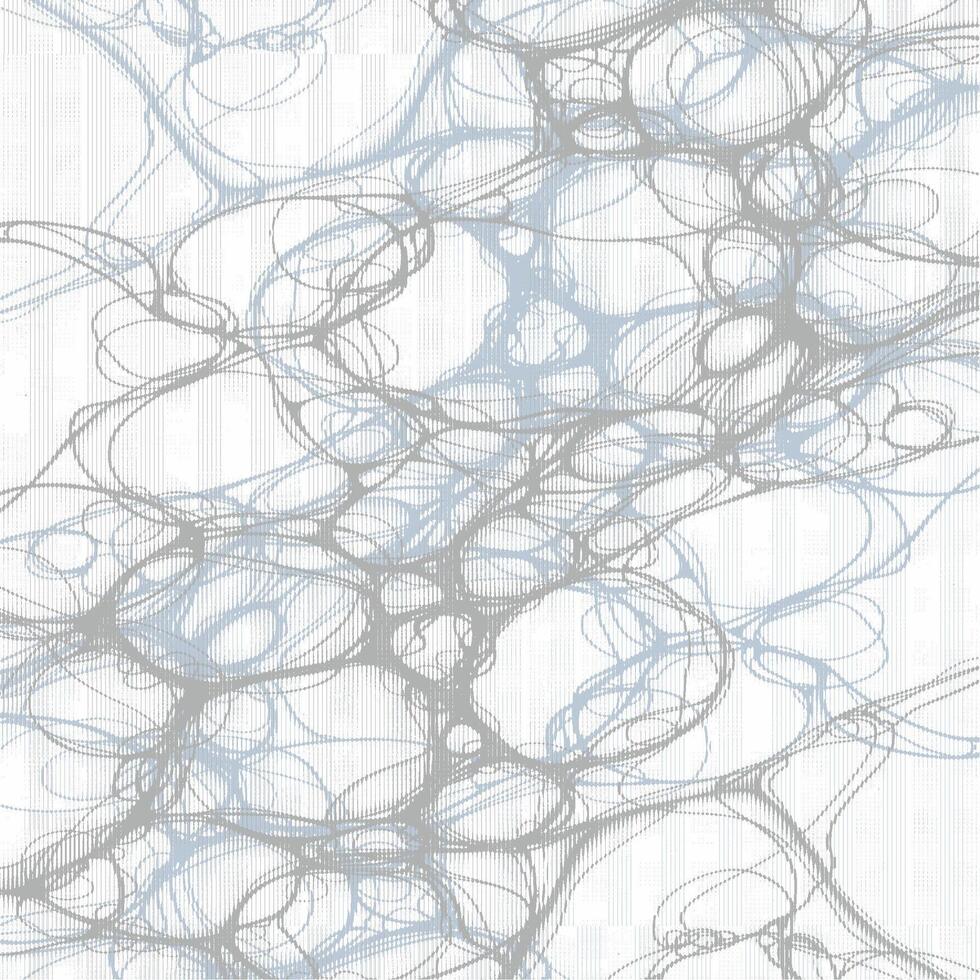 A blue and white abstract pattern with circles and lines vector