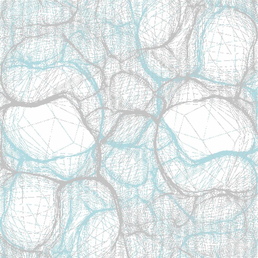 A blue and white pattern with many lines vector