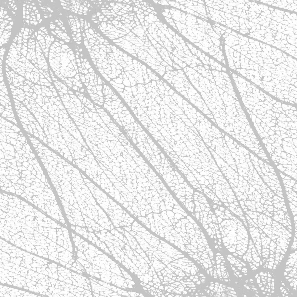 A white and gray pattern of leaves vector