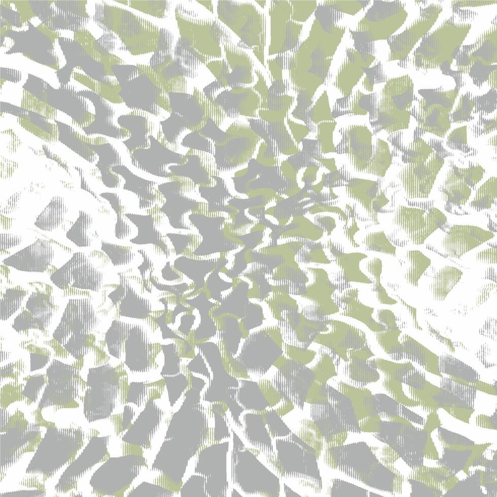 A green and white abstract pattern with a lot of leaves vector