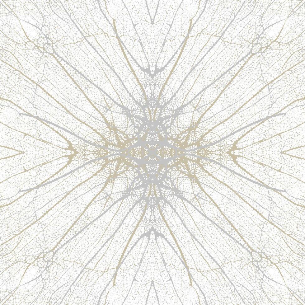 A white and gold abstract pattern vector
