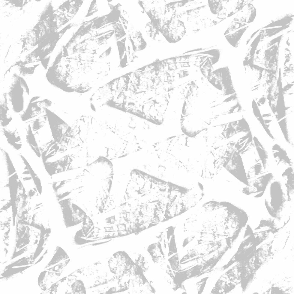 A white and gray pattern with a lot of different shapes vector