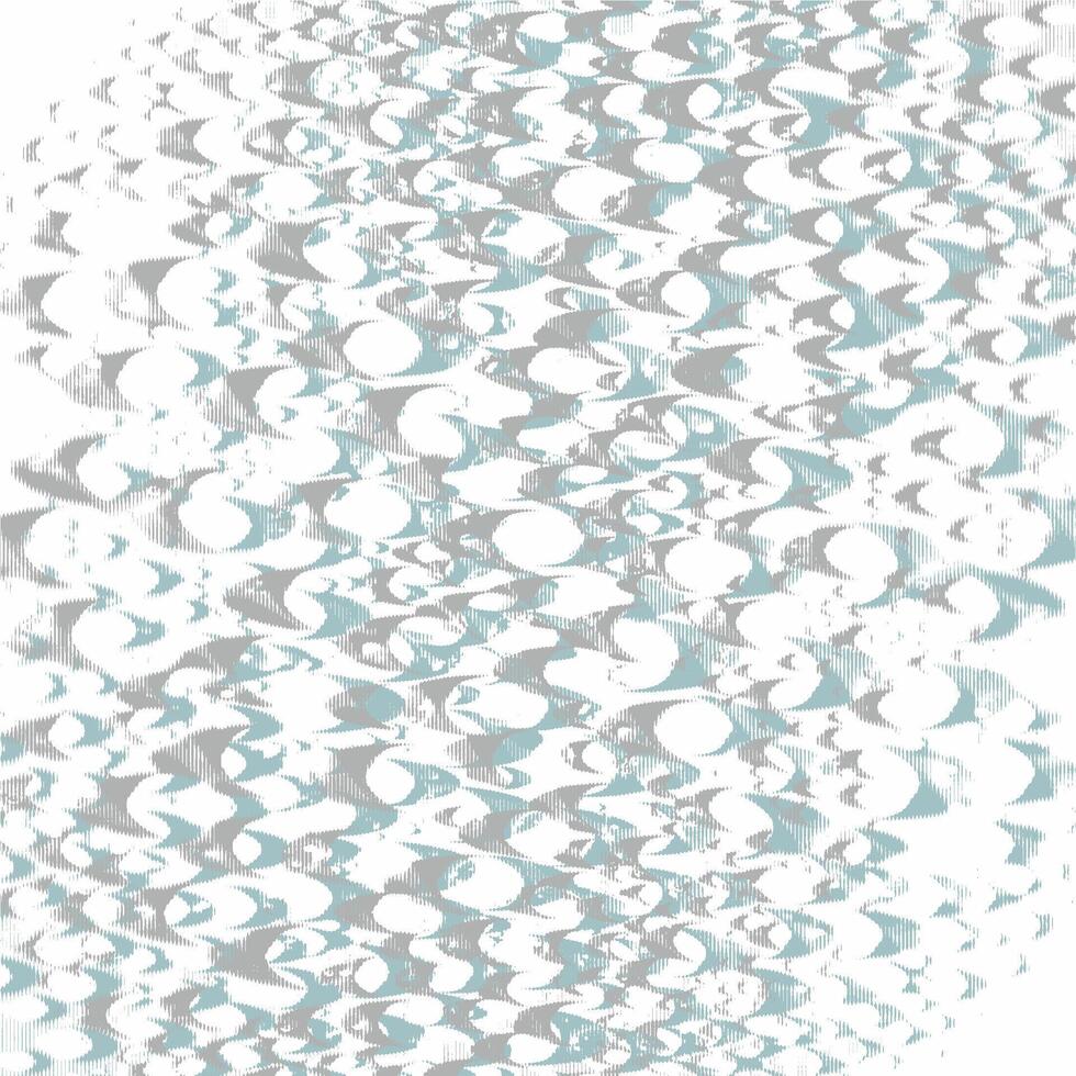 A circular pattern of fish in blue and white vector
