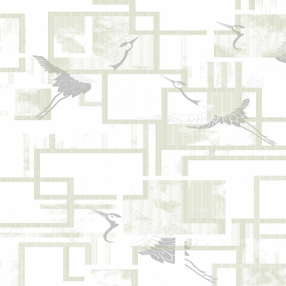 A wallpaper with birds flying over squares vector