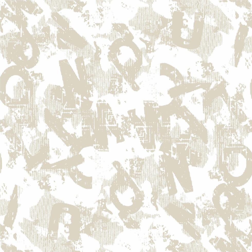 Abstract grunge letters on a white background vector