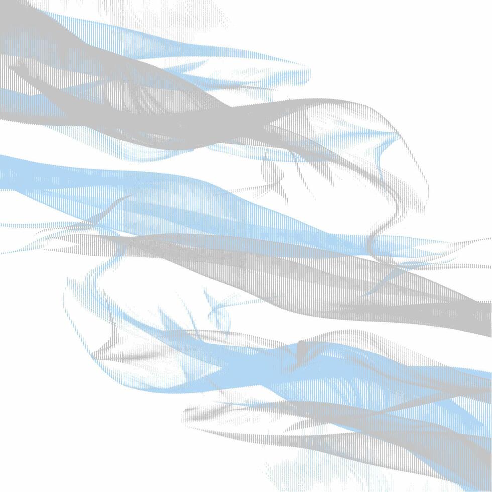 A blue and white abstract painting of a wave vector