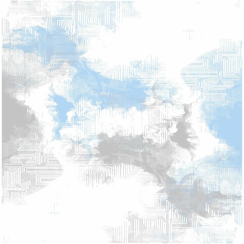 A blue and white abstract background with clouds vector