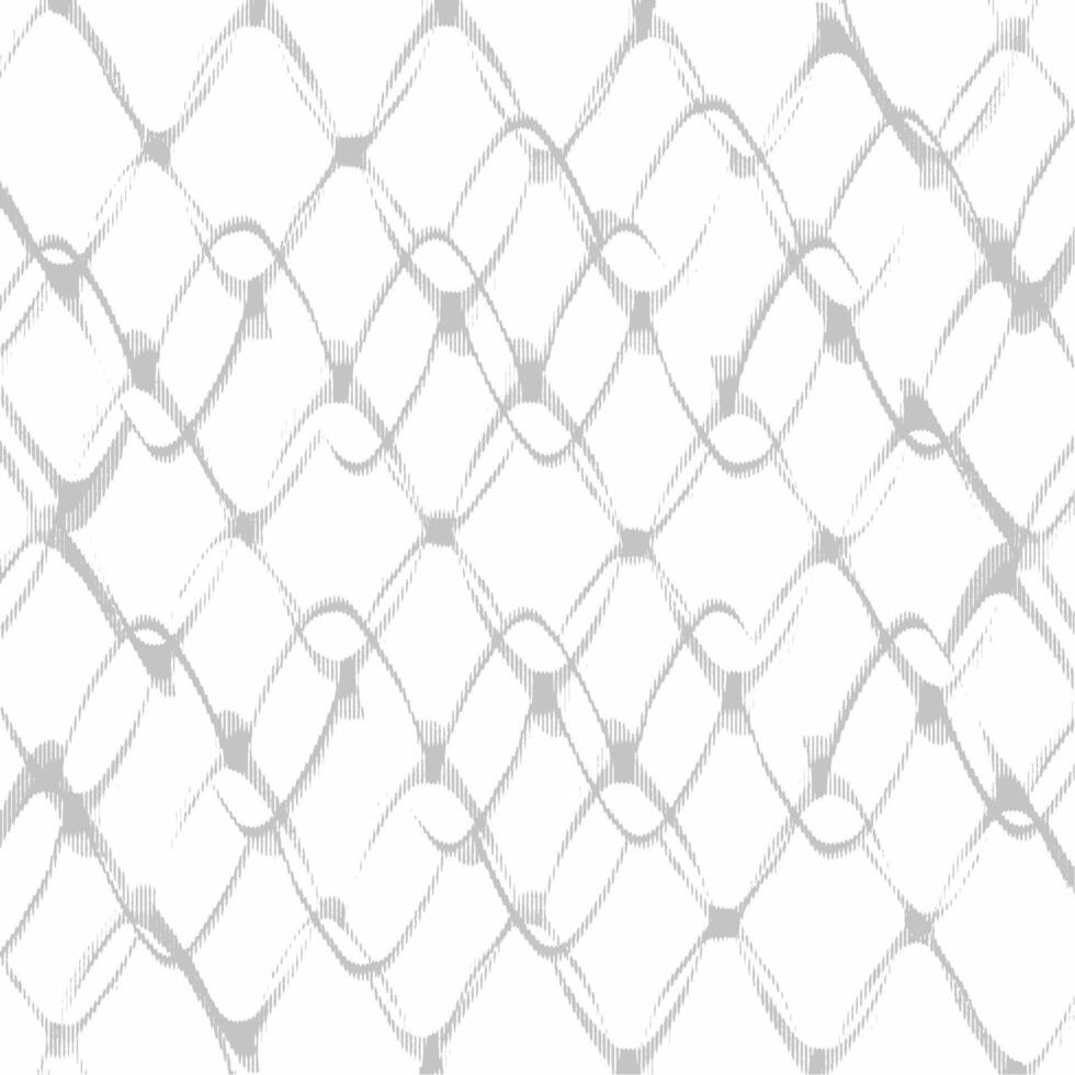 A white and gray pattern of a chain link fence vector