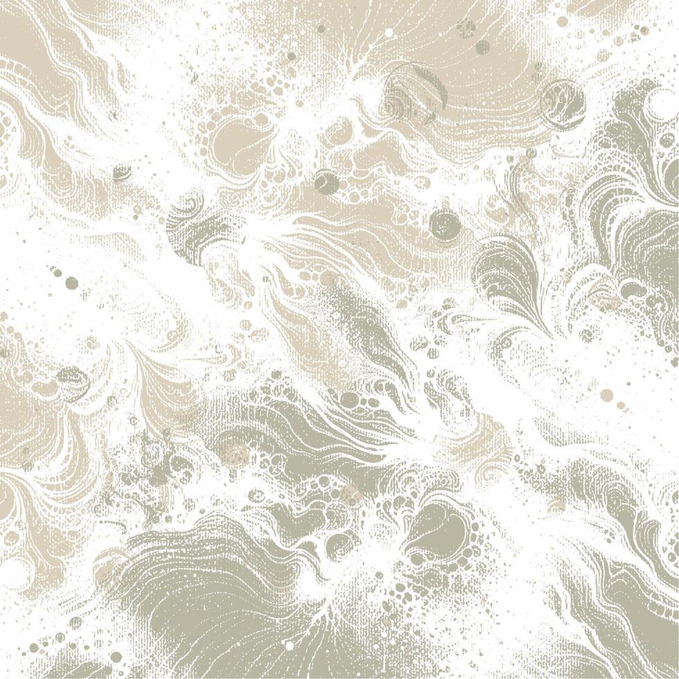 Abstract background with white and beige swirls vector