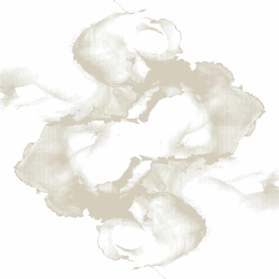 A drawing of two dogs in a field vector