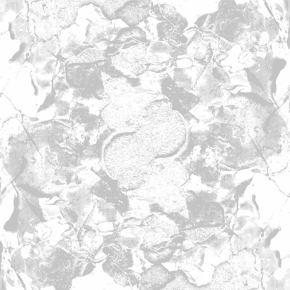 A white and gray marble pattern with a large flower vector