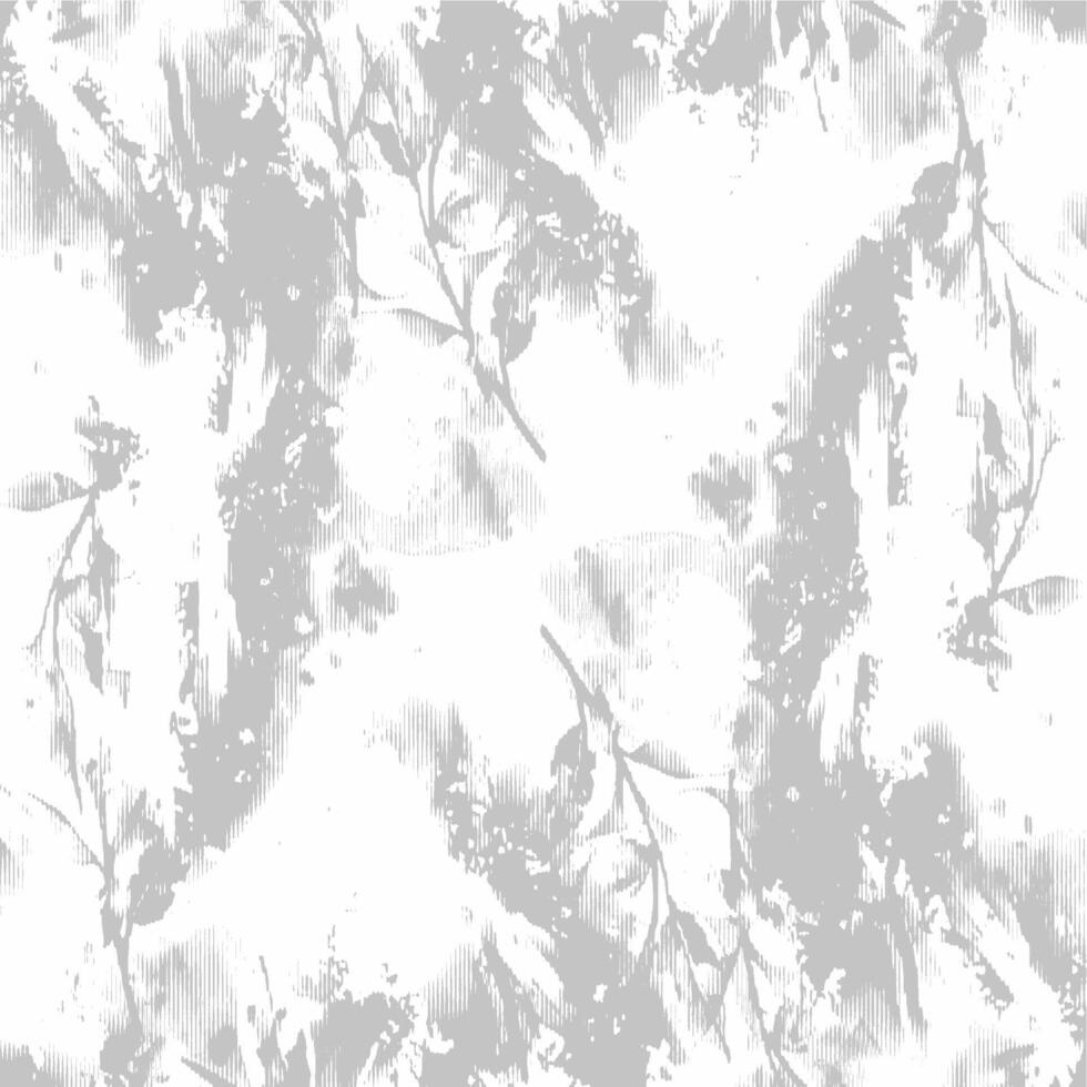 A gray and white abstract wallpaper with leaves vector