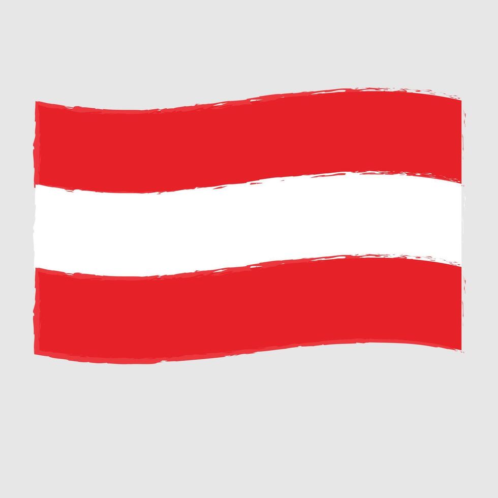 Brushed Austria Flag illustration vector