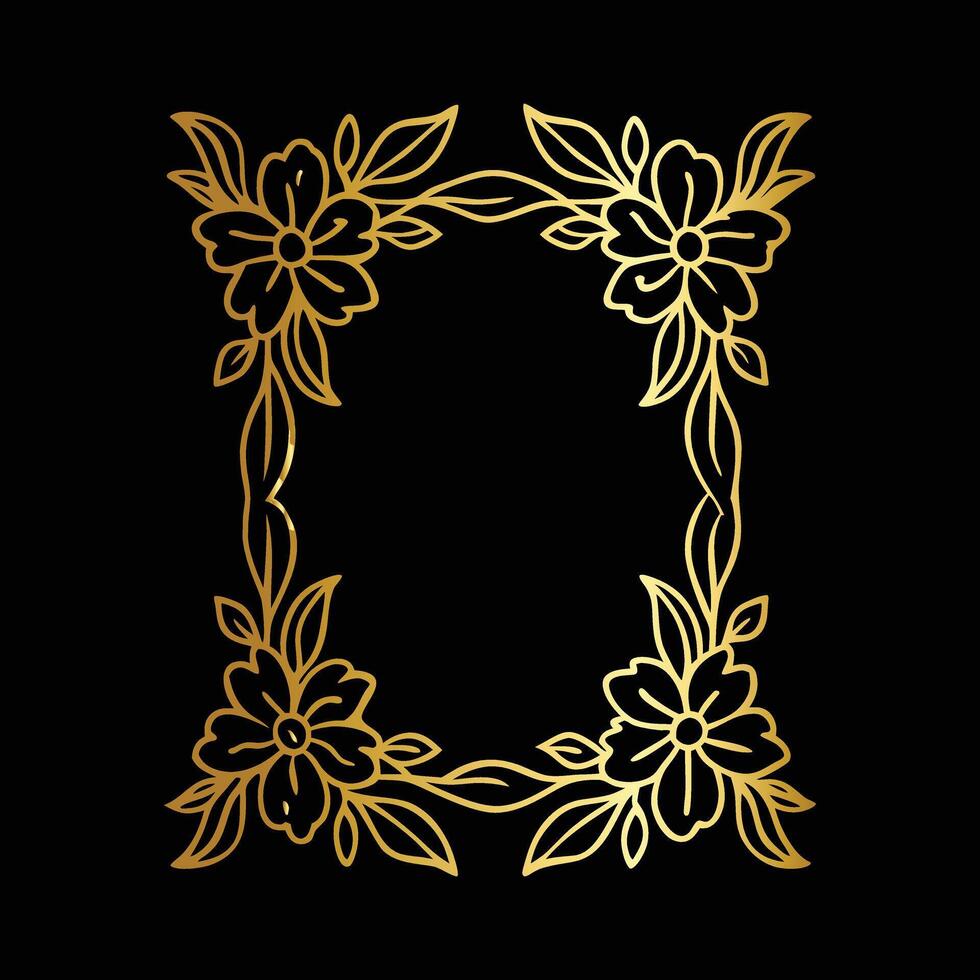 Flourishing Floral Design vector