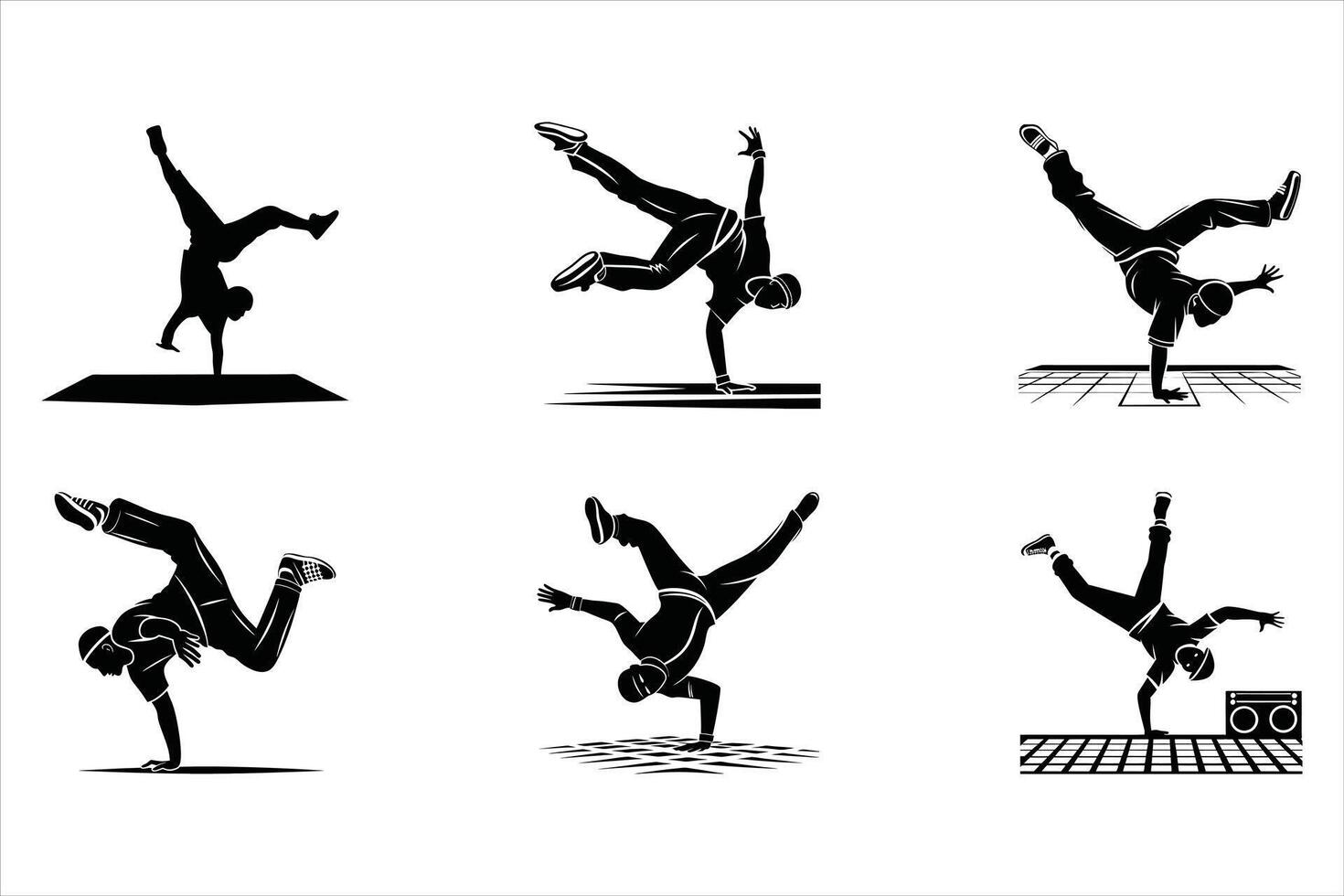 Dance of Power and Precision vector