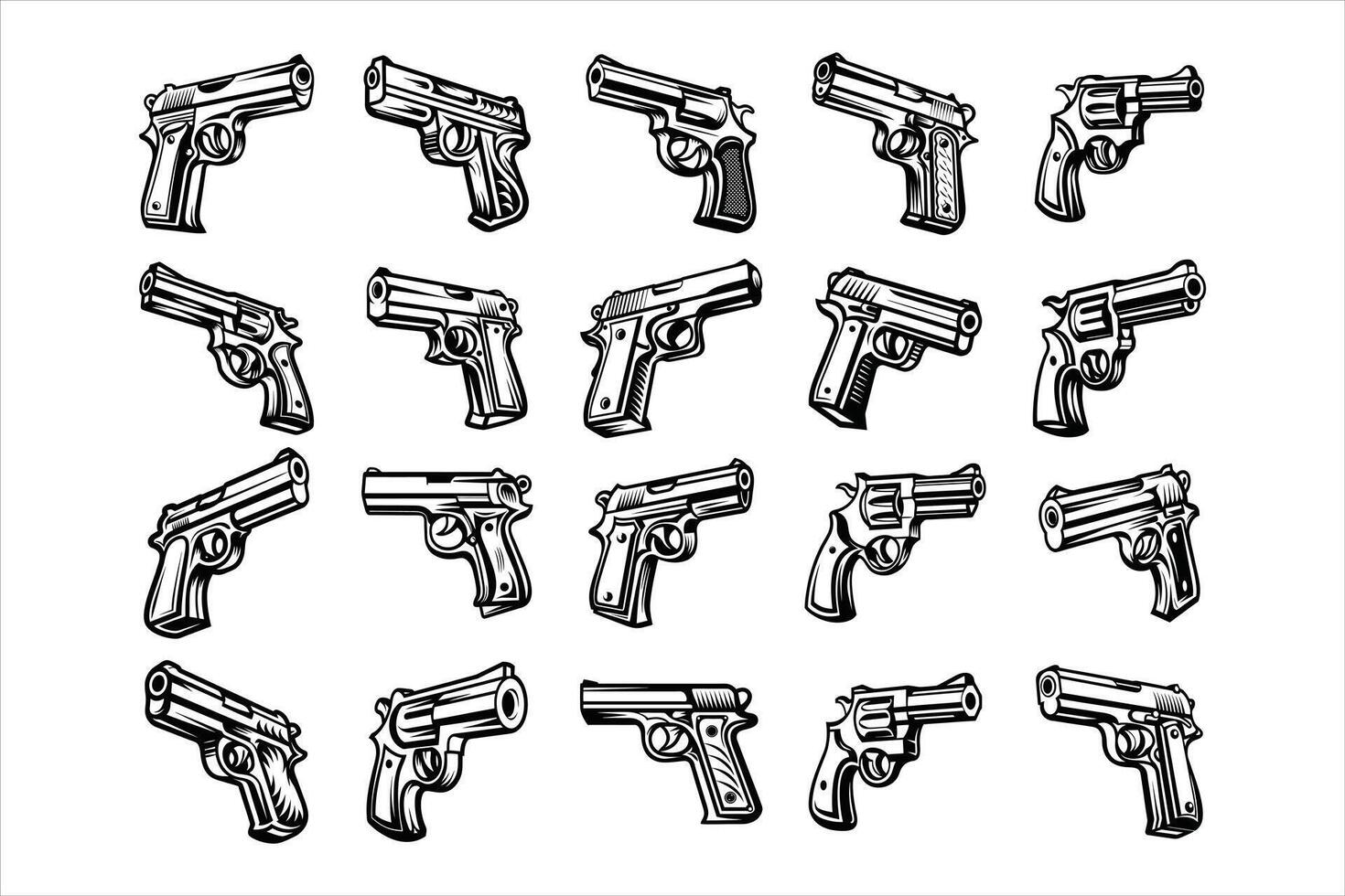 Gun Charm Earrings for Edgy Fashion vector