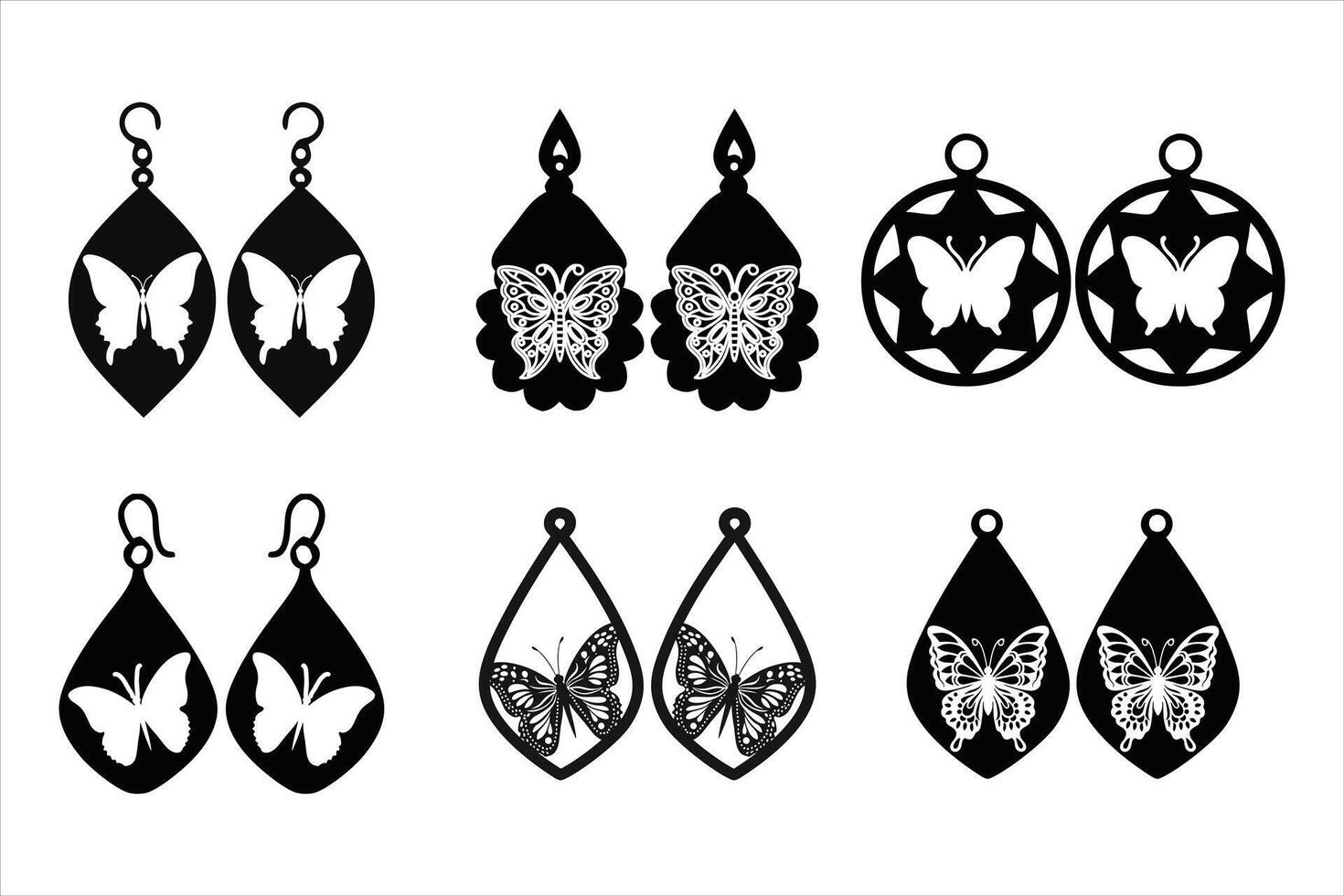 Butterfly Bliss Adornments vector