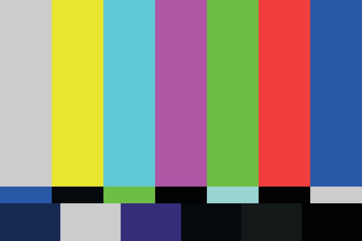 The TV has no signal, Background colorful of TV has no signal vector