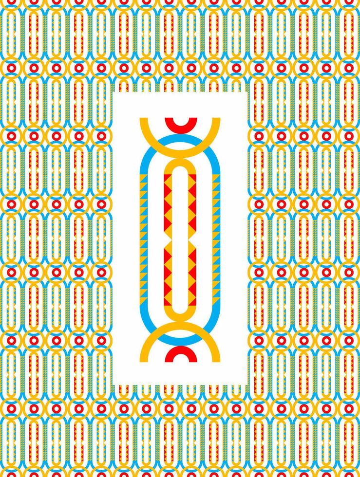 Bauhaus Basic Shapes Patterns vector