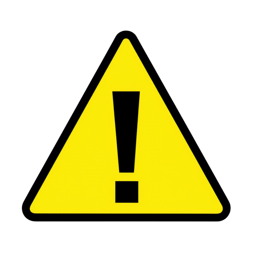 Yellow warning triangle. png