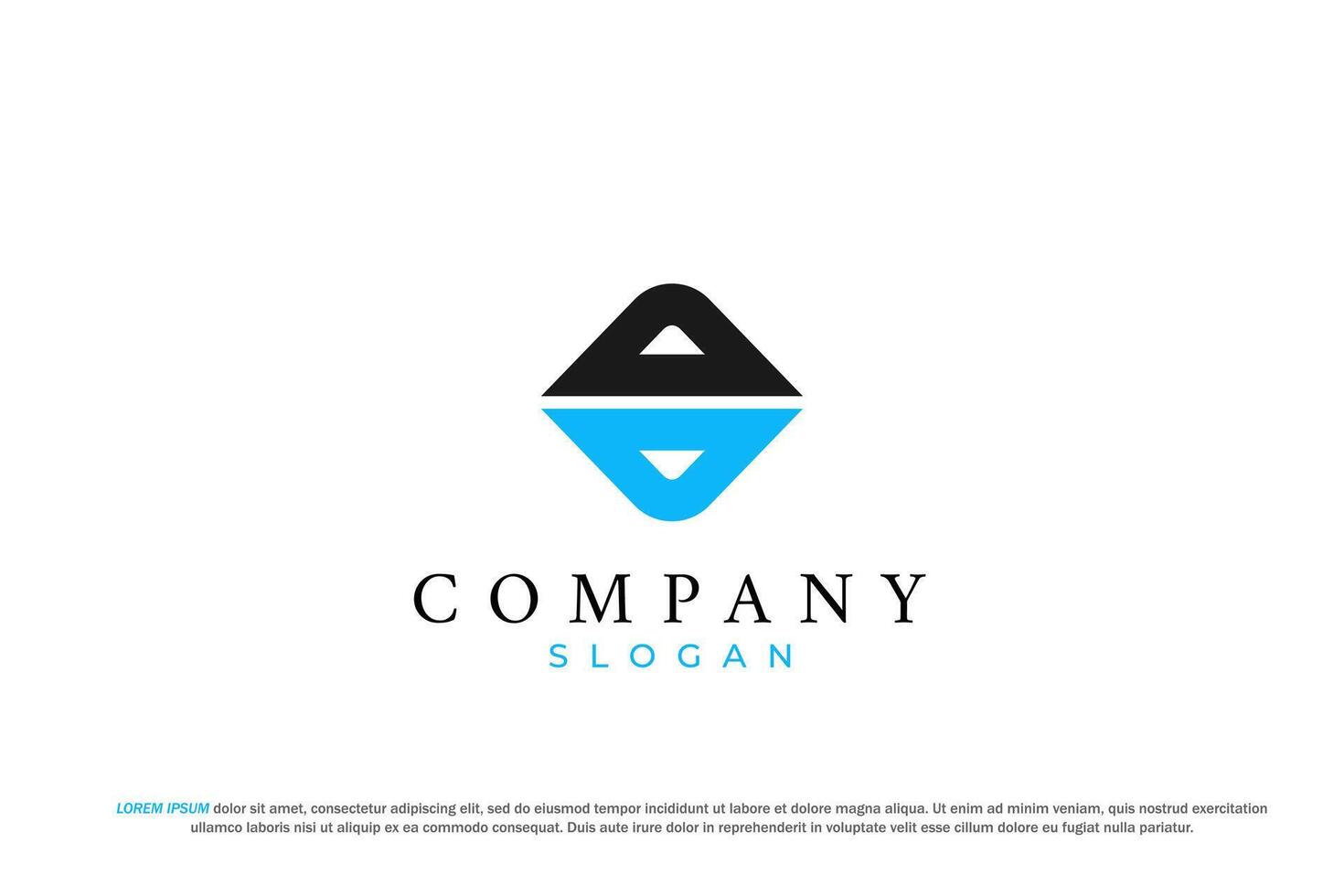 letter double d or dd abstract business modern minimalist logo vector