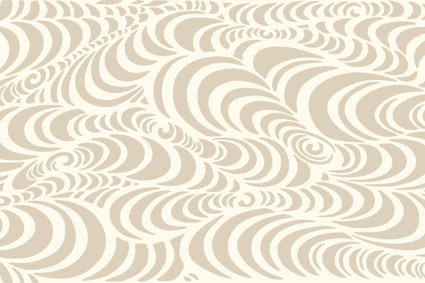 A beige and white abstract background with wavy lines vector