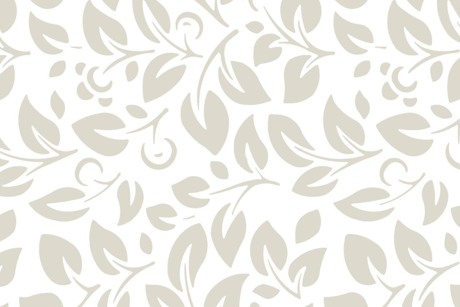 A white and beige floral pattern vector