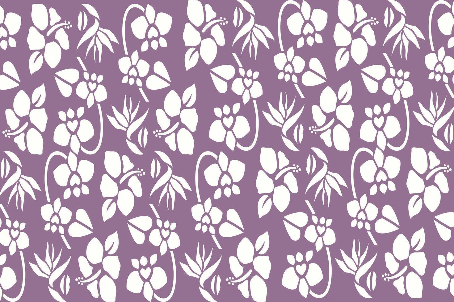flower pattern background vector