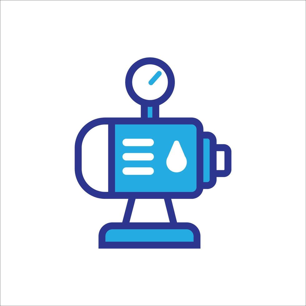 Efficient Water Pump Machine vector