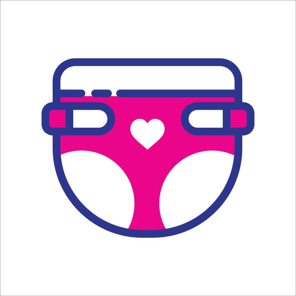 Soft Baby Diapers vector