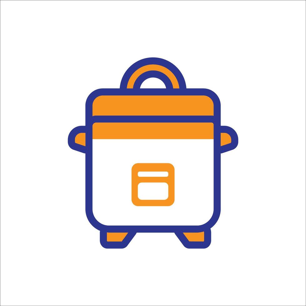 Efficient Rice Cooker Design vector