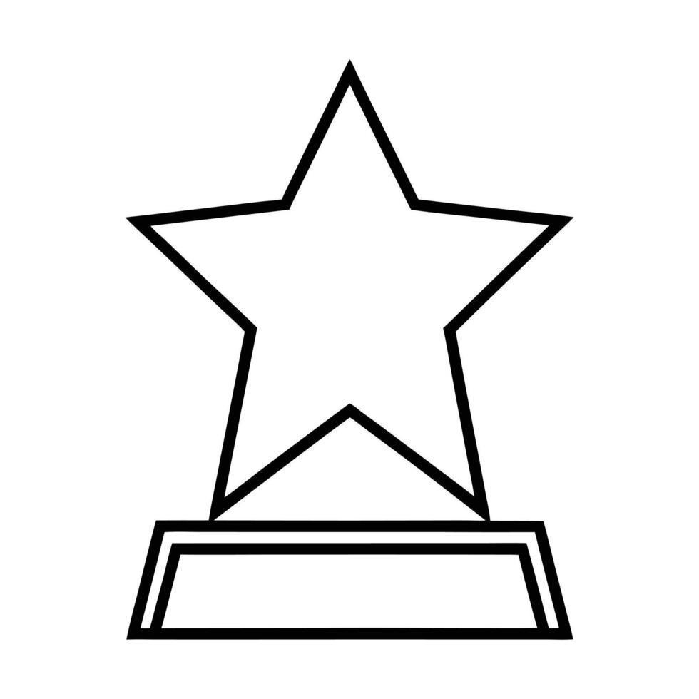 Trophy Triumph The Essence of Winning vector