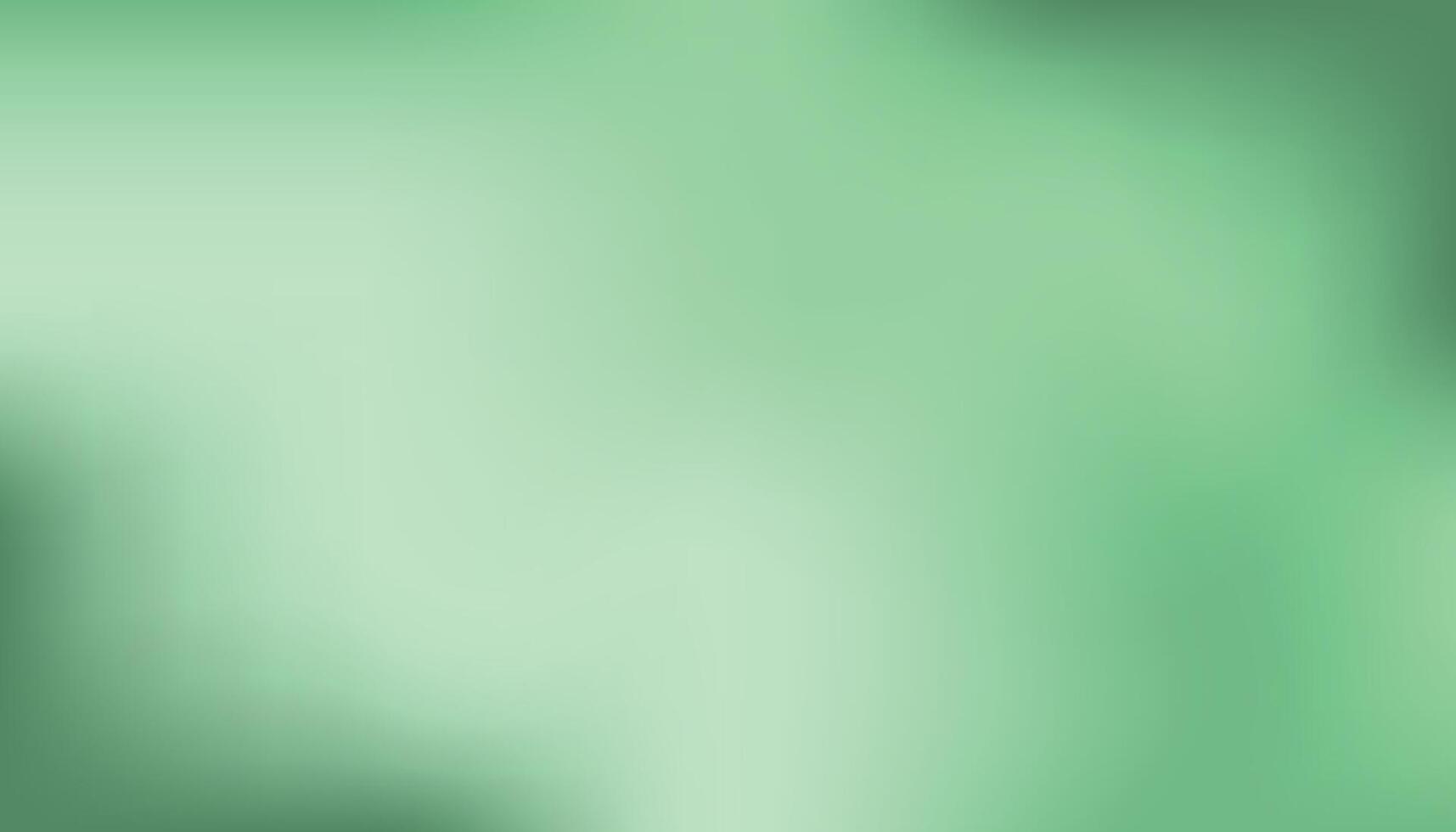 Gentle Green Gradient Blur Soft Abstract Background vector