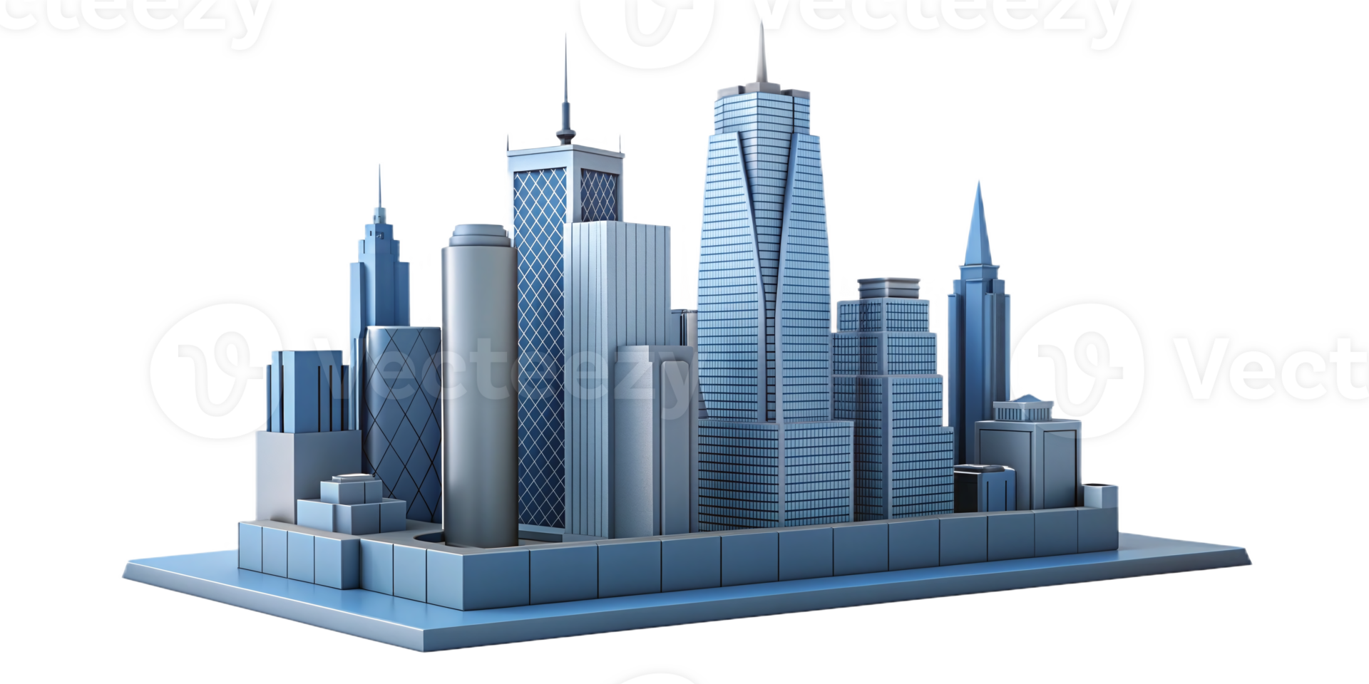 Advanced Cityscape Modern Urban Planning Design png