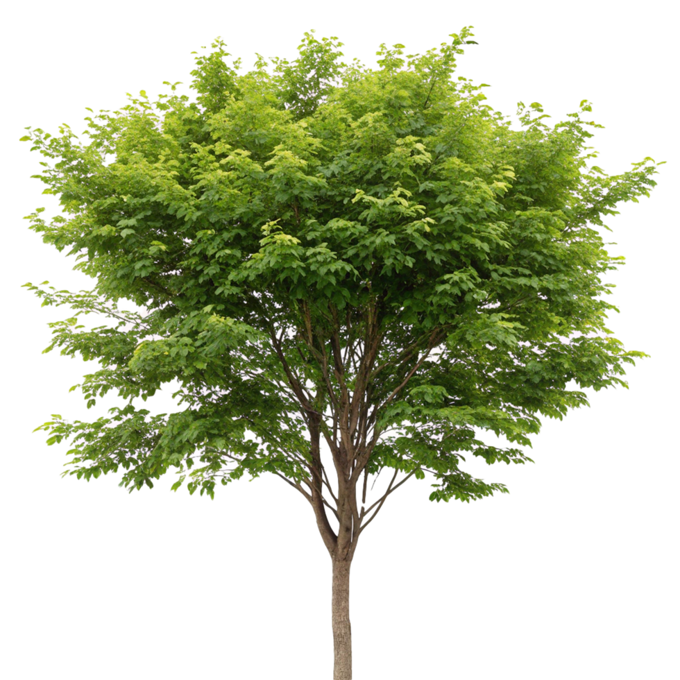 Realistic isolated green tree png