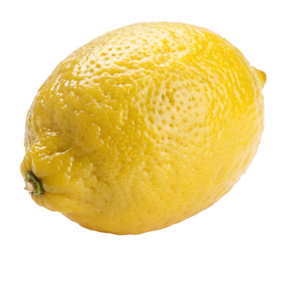 Lemon on transparent background isolated png