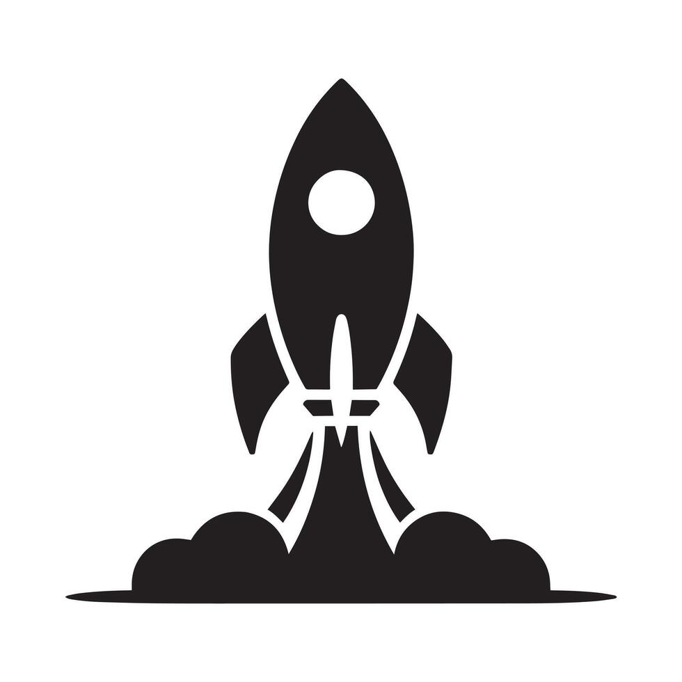 A Rocket Art vector