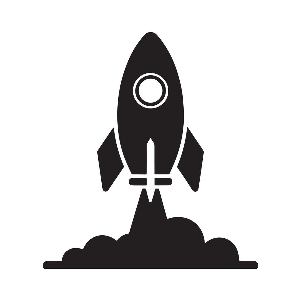 A Rocket Art Illustration vector