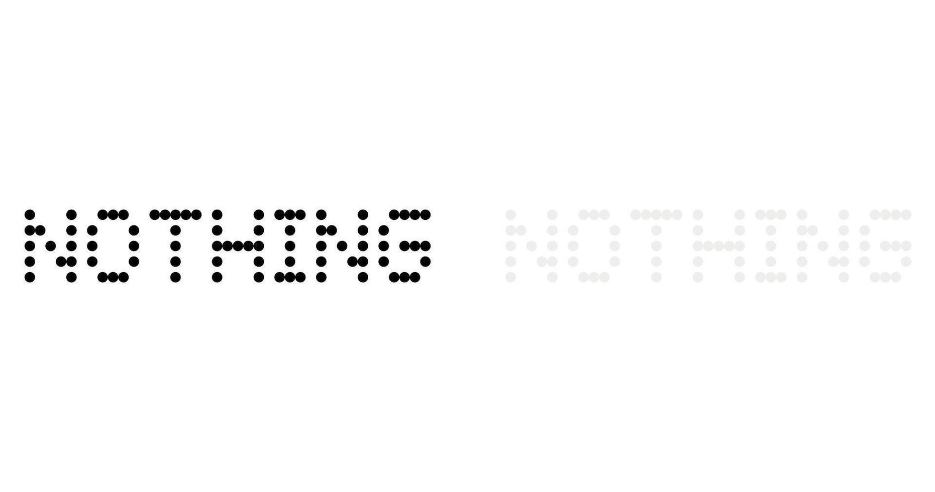 Nothing Mobile Company Brand Official Logo Bundle Set Icon and Symbol High Quality Digital Download vector