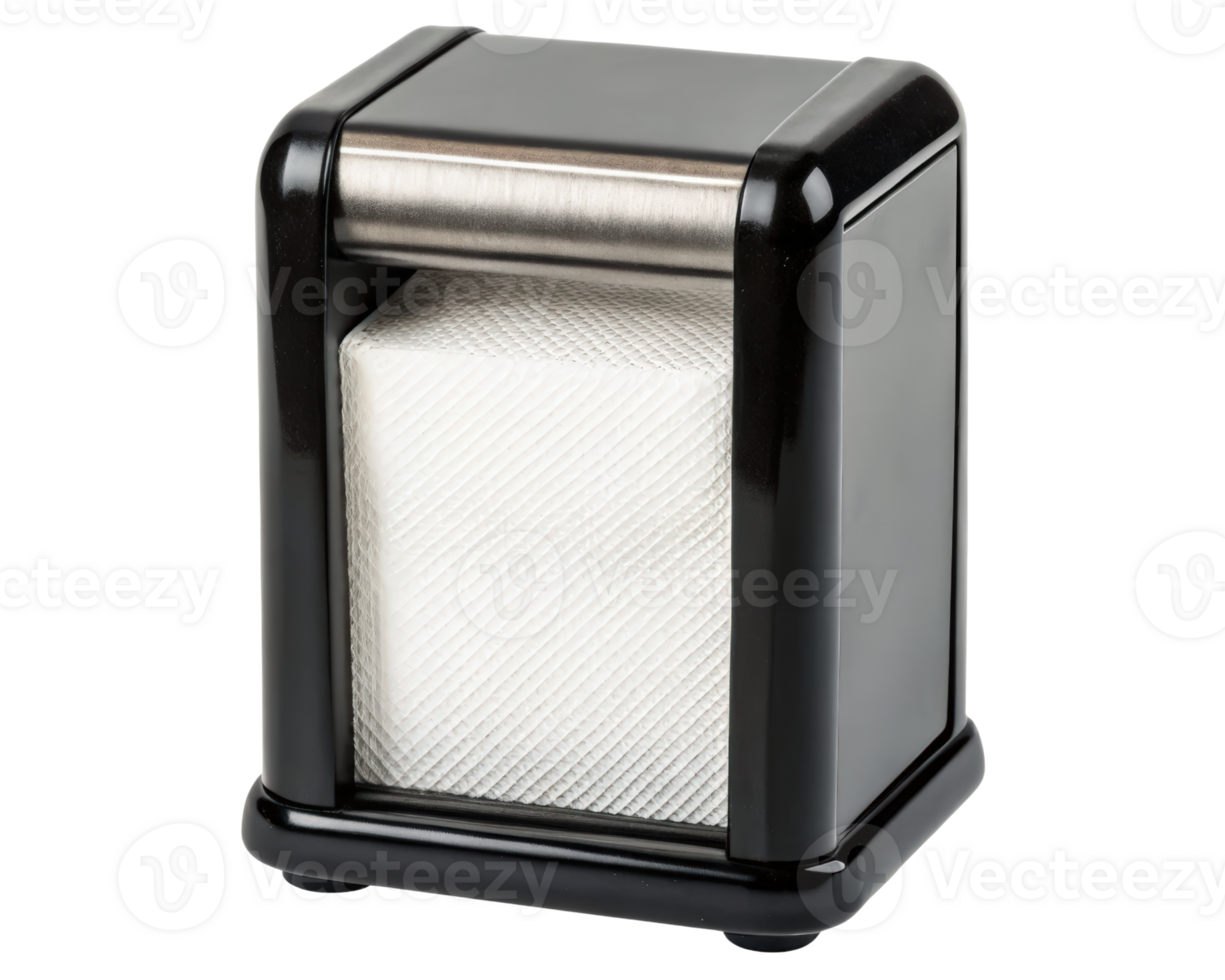 Modern paper towel holder in sleek design on a transparent background png