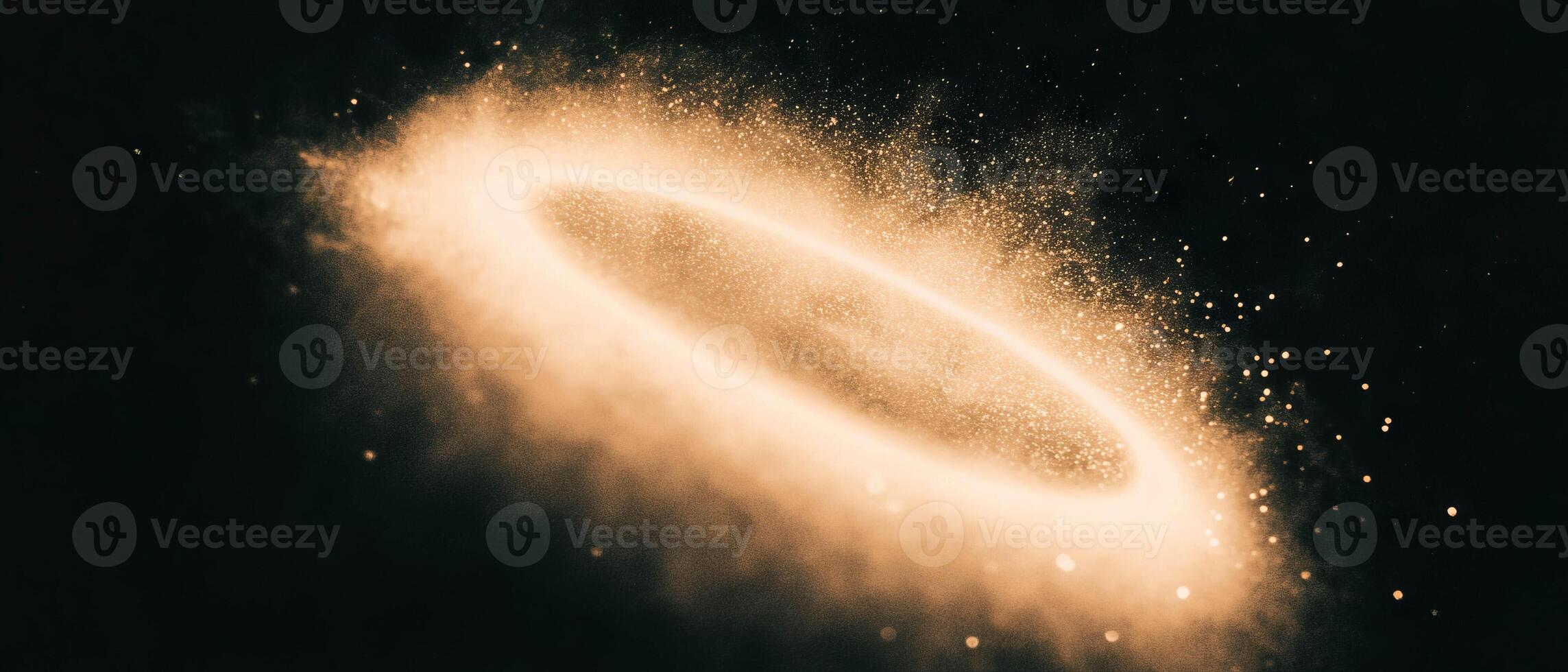 Dusty lens effect overlay for vintage photography style with logo space on dark background photo