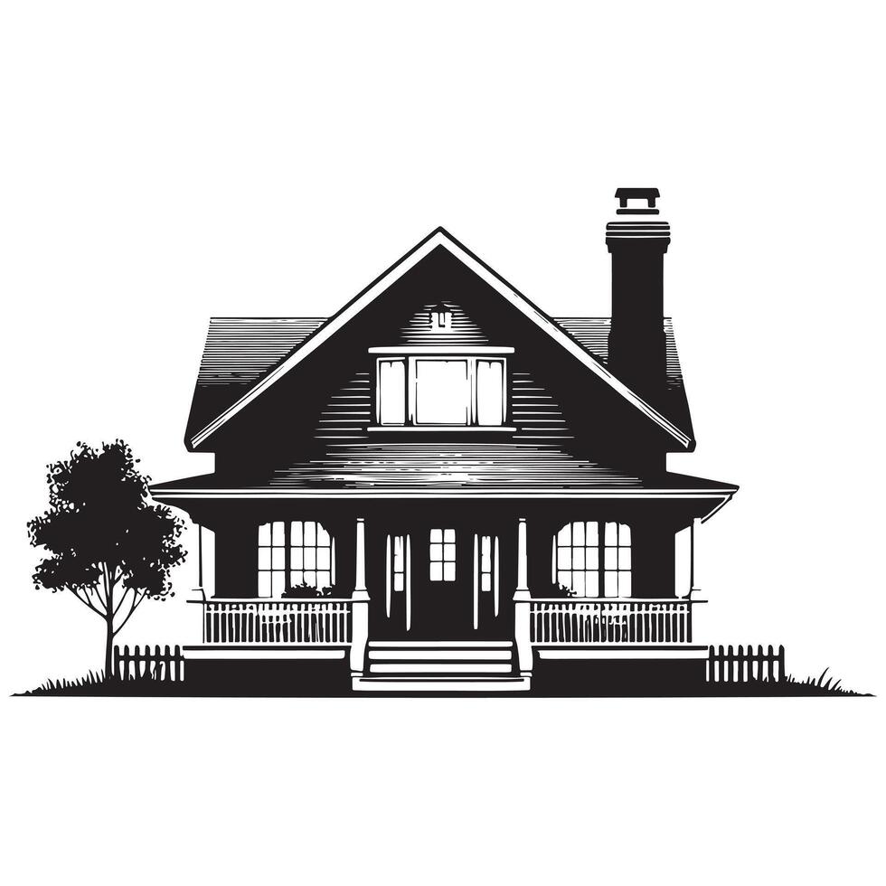 Home silhouette icon on a white background vector