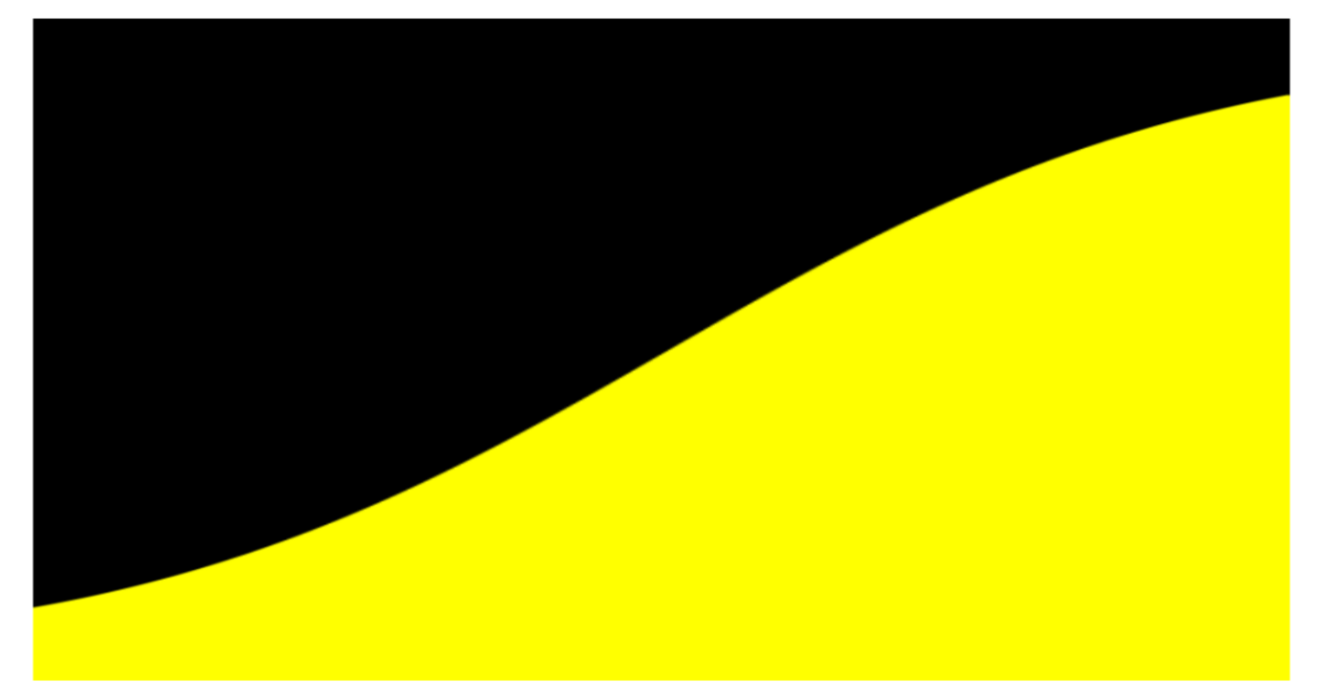Abstract Black and Yellow Curved Shape Background png